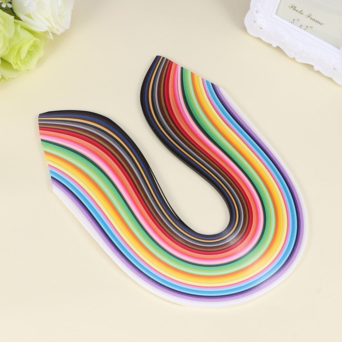 Art Quilling Craft - Paper Quilling Strips Set 50 Colors