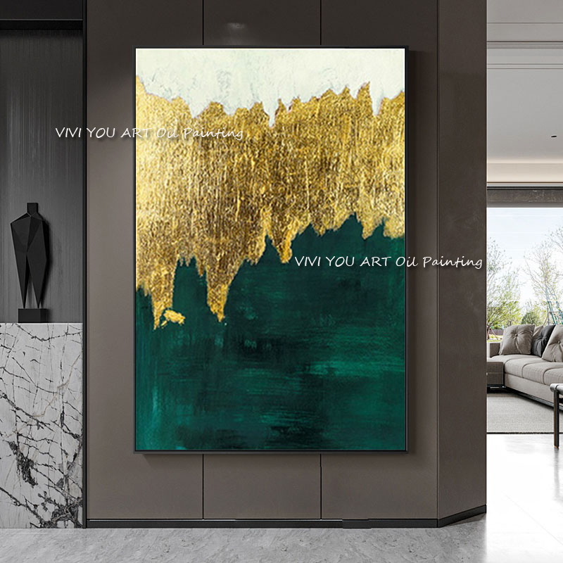 Painting Knife Palette - Palette Knife Hand Painted Gold Foil