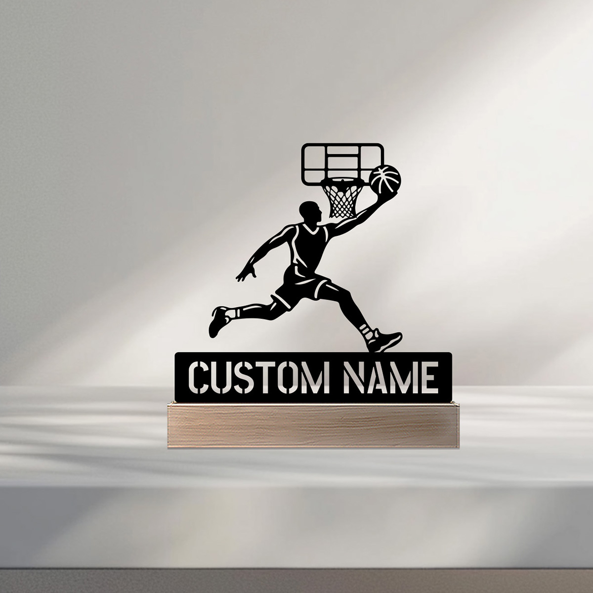 Art Craft Usa - 1pc Simple Basketball expert Customized Name