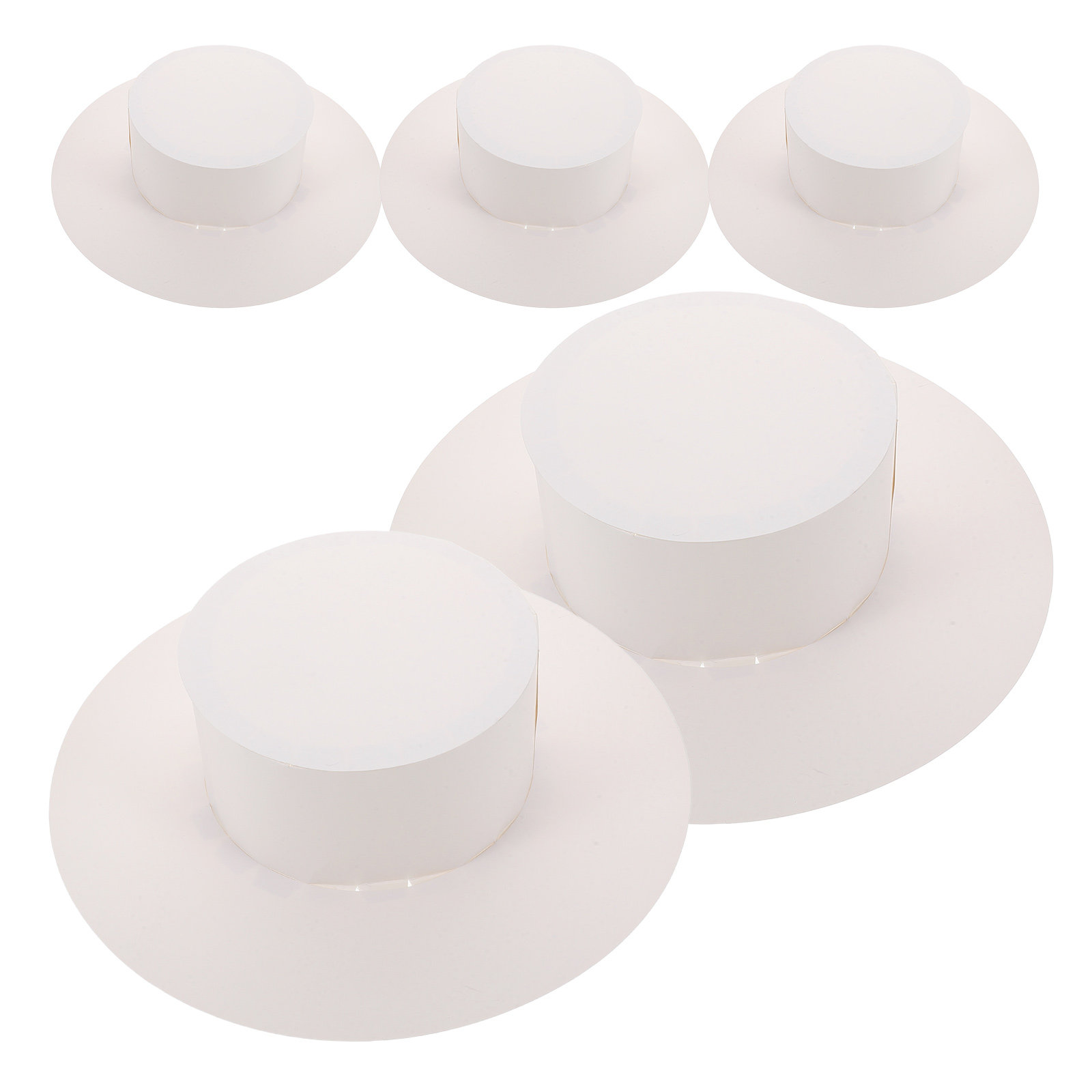 Art Craft Hat - 5Pcs DIY Paintable Paper Sun Hats