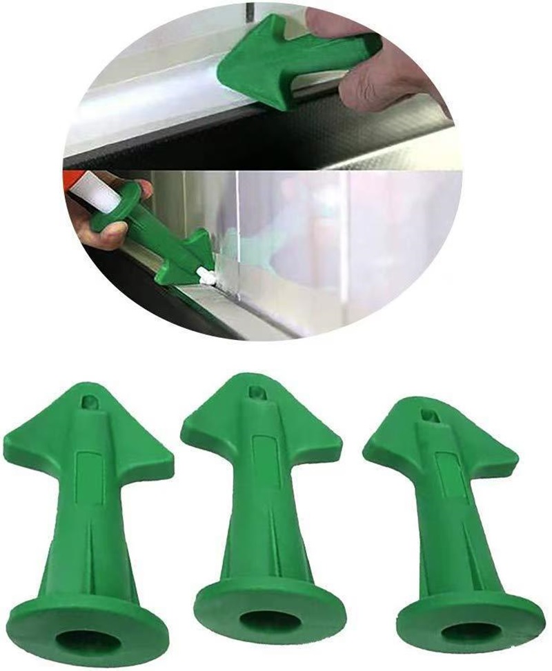 Mosaic Tile Supply - 3Pcs Caulk Nozzle Applicator Silicone Caulking