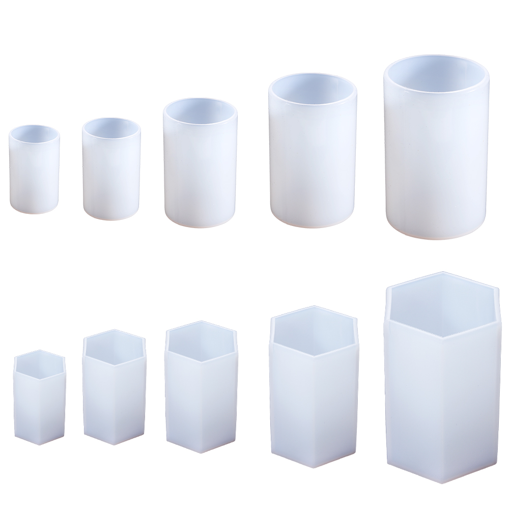 Cylinder Silicone Mold Hexagon - Art Craft Table recension och pris