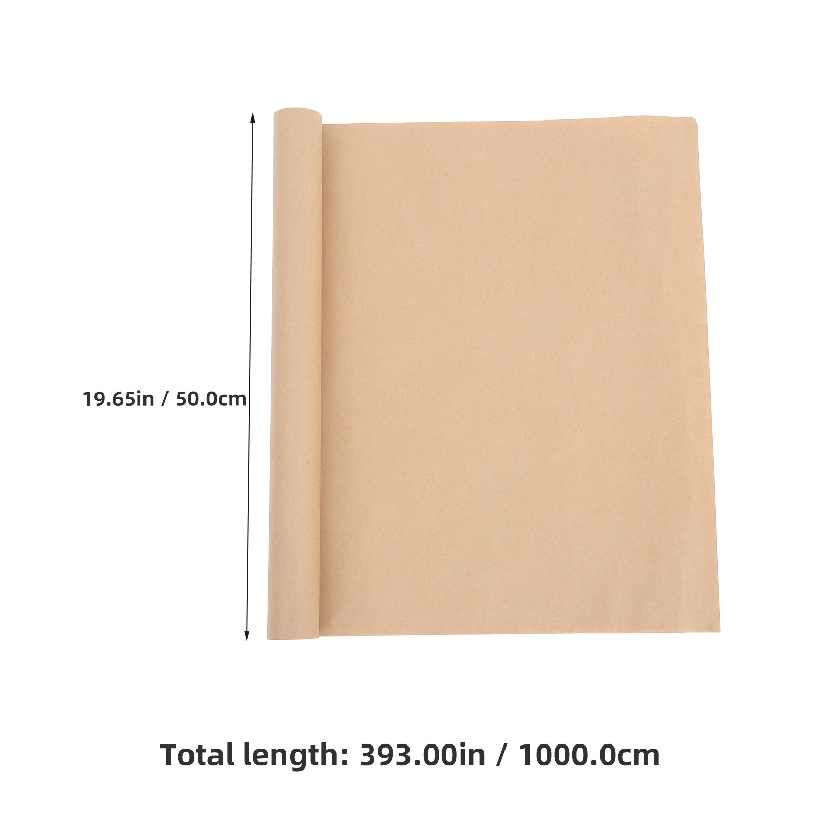 Brown Wrapping Paper Roll Larg - Art Craft Table recension och pris