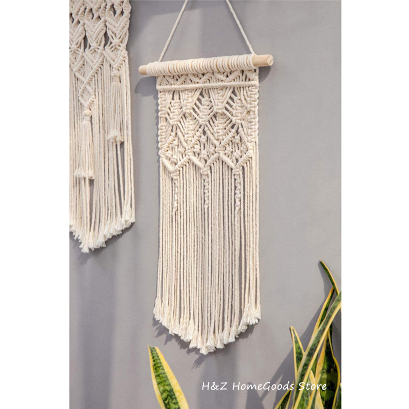 Hot Macrame Wall Hanging Tapes - Macrame Cord Cotton recension och pris