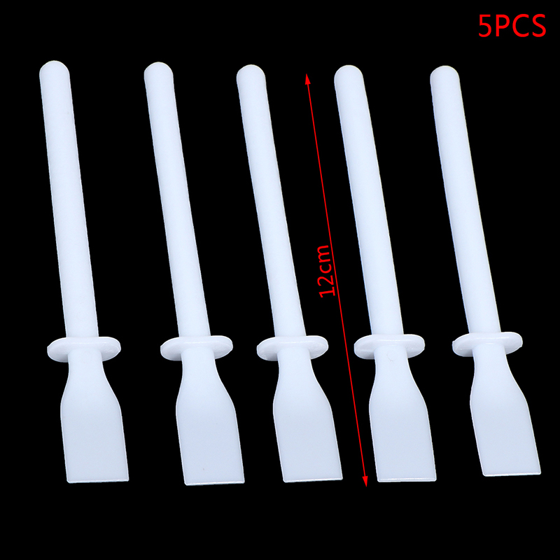 【New】5PCS Plastic Palette Knif - Painting Knife Palette recension och pris