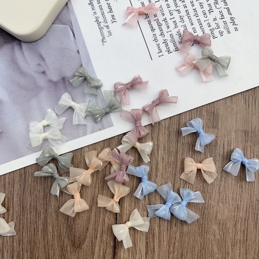 10Pcs Colorful Bow Pearlescent - Art Craft Yarn recension och pris