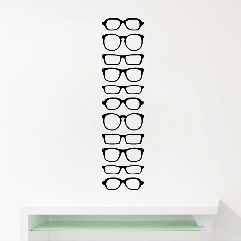 Glasses Hipster Strip Vinyl Wa - Art Craft Glasses recension och pris
