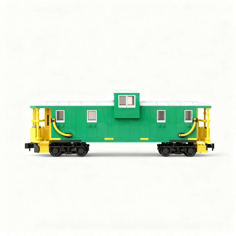 775pcs MOC Train BN Caboose Mo - Art Craft Christmas Ideas recension och pris