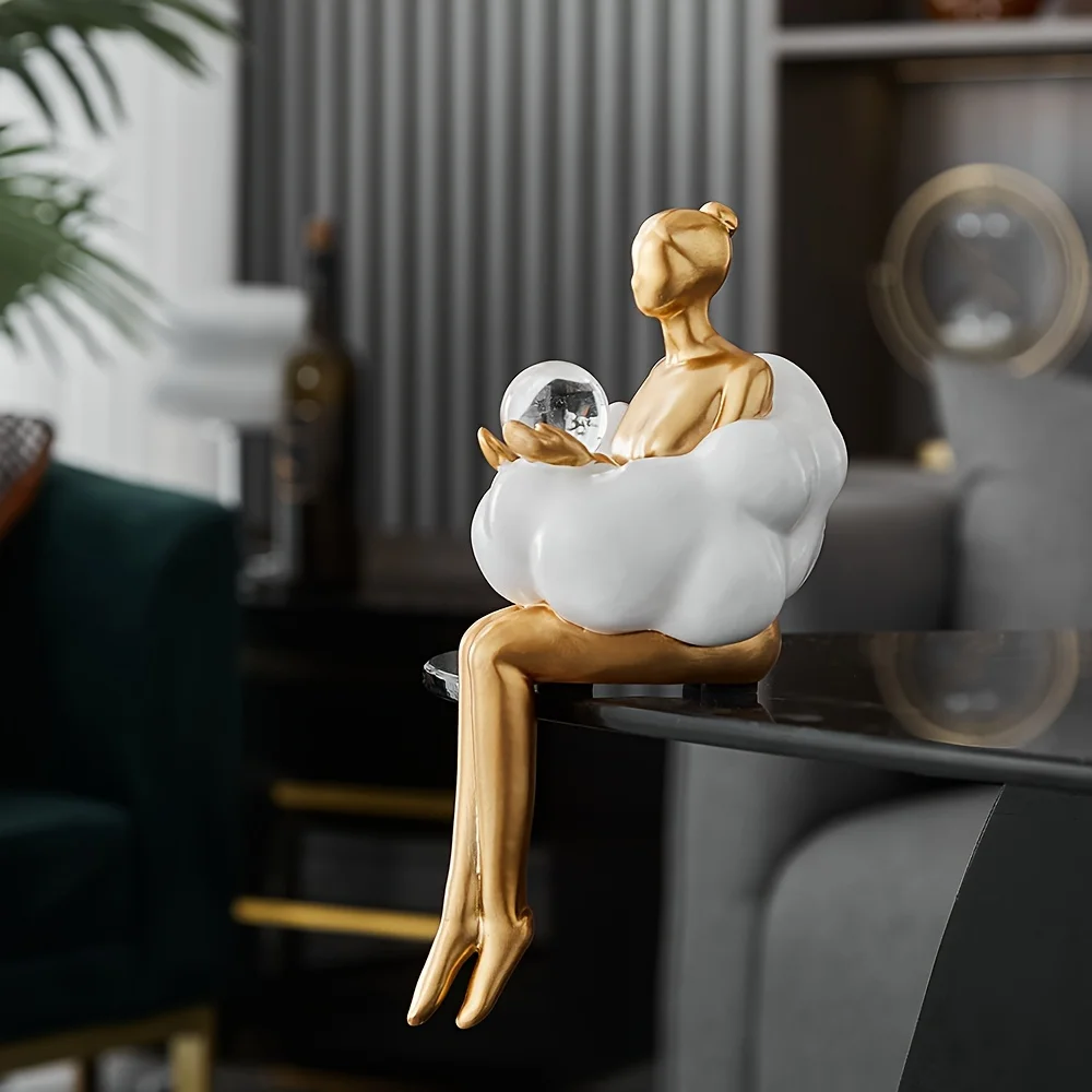 Cloud Girl Sculpture Abstract  - Art Craft Furniture recension och pris