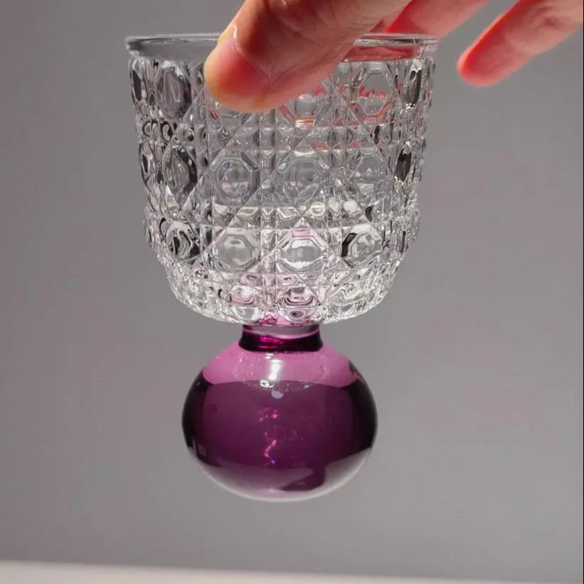Style Gem Pattern Glass Cup wi - Art Craft Glasses recension och pris