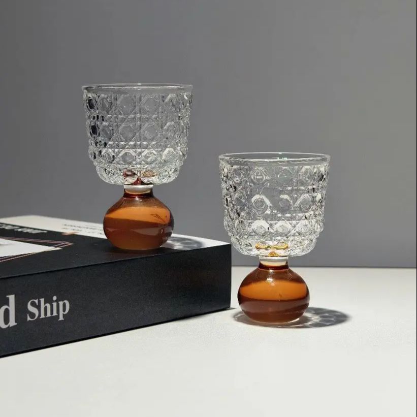 Style Gem Pattern Glass Cup wi - Art Craft Glasses recension och pris