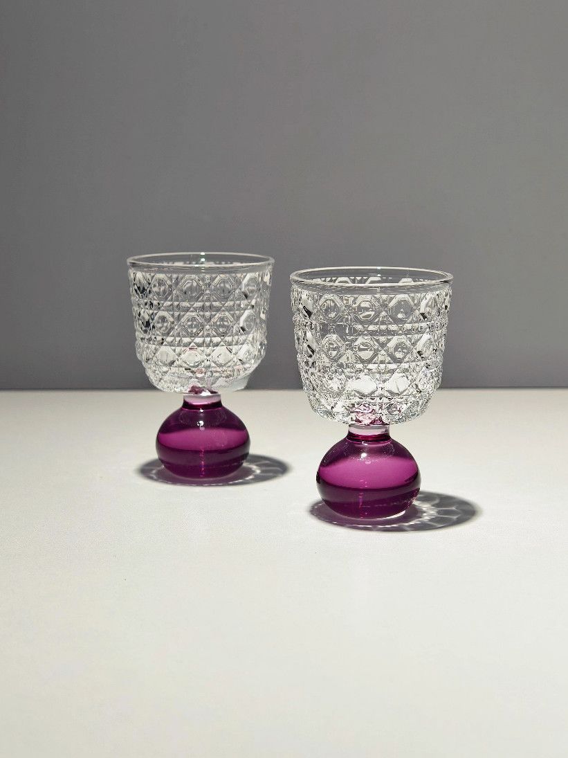 Style Gem Pattern Glass Cup wi - Art Craft Glasses recension och pris