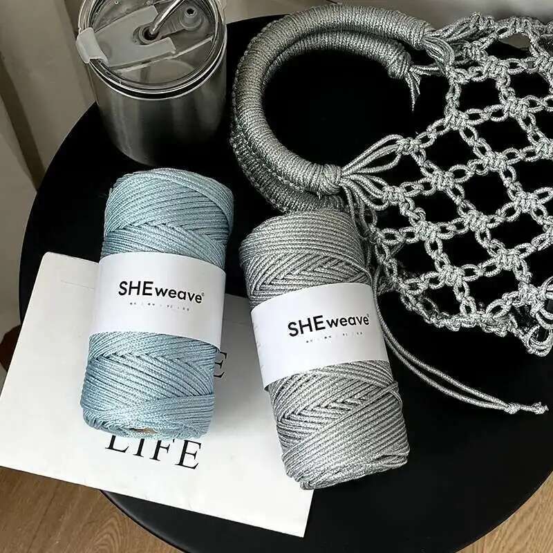 Gold Glossy 5.0mm Light Weight - Macrame Cord Cotton recension och pris