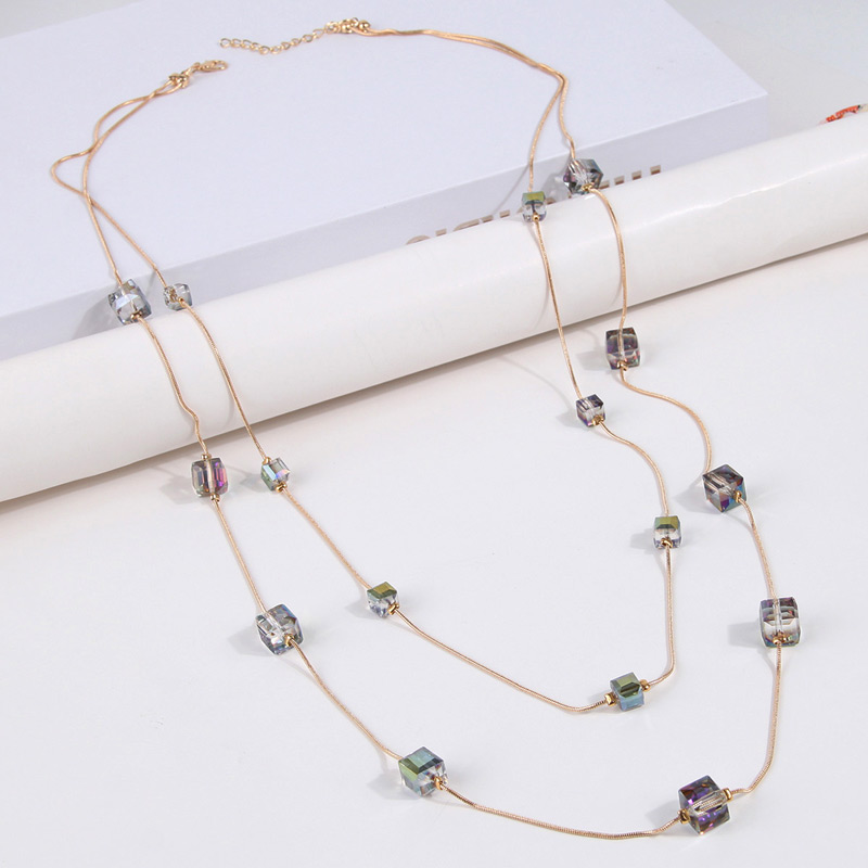 New Fashion Long Necklaces Squ - Art Craft Glasses recension och pris