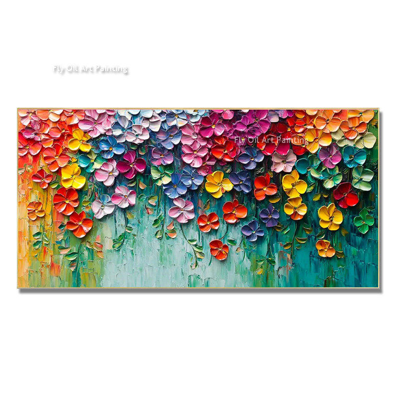 Vibrant Mixed Spring Floral Im - Painting Knife Palette recension och pris