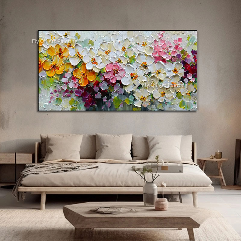 Vibrant Mixed Spring Floral Im - Painting Knife Palette recension och pris