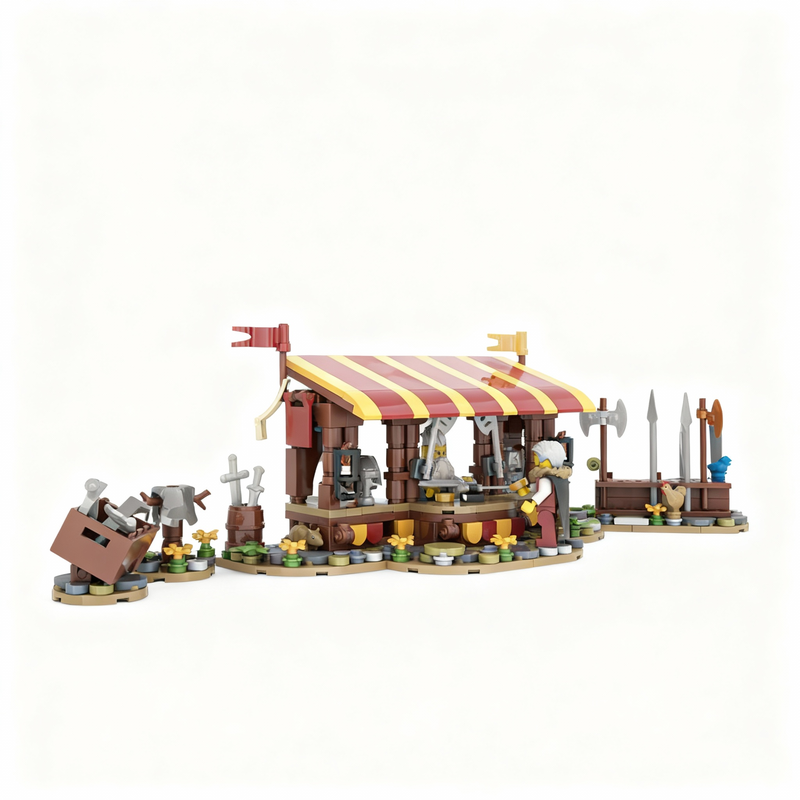 367pcs MOC Armor Market Castle - Art Craft Christmas Ideas recension och pris