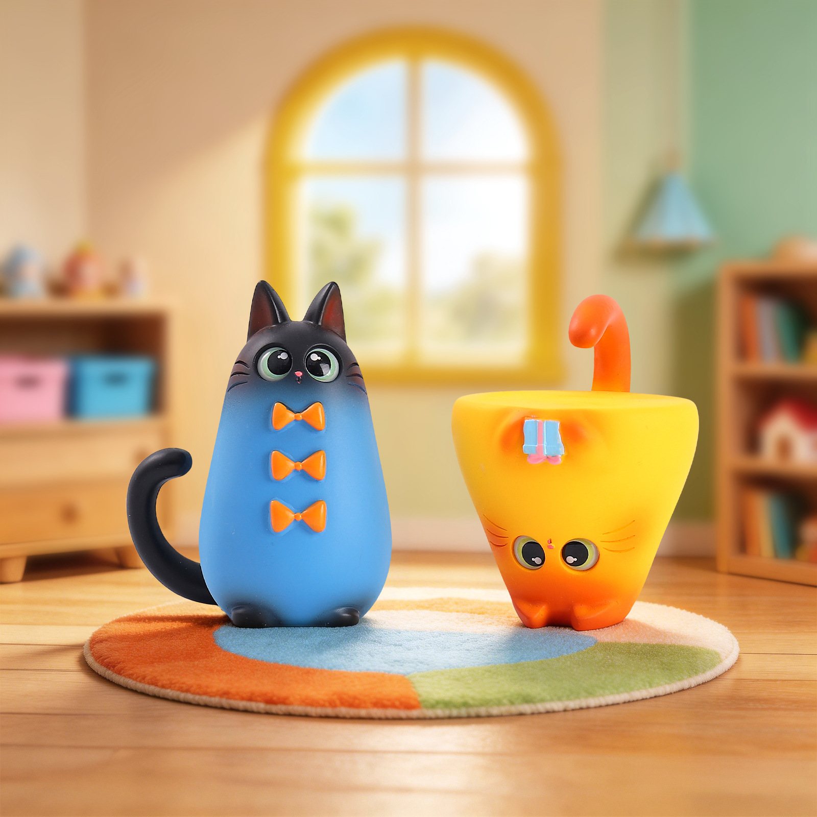 Blind Box Cat Figurine Resin C - Art Craft Table recension och pris