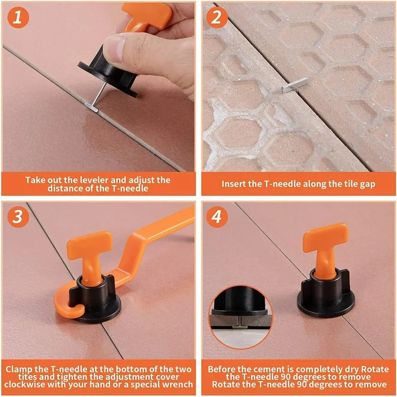 51-204Pcs Floor Tile Leveling  - Mosaic Tile Supply recension och pris