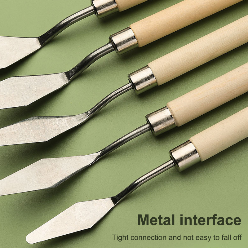 【Happy】7Pcs/Set Stainless Stee - Painting Knife Palette recension och pris