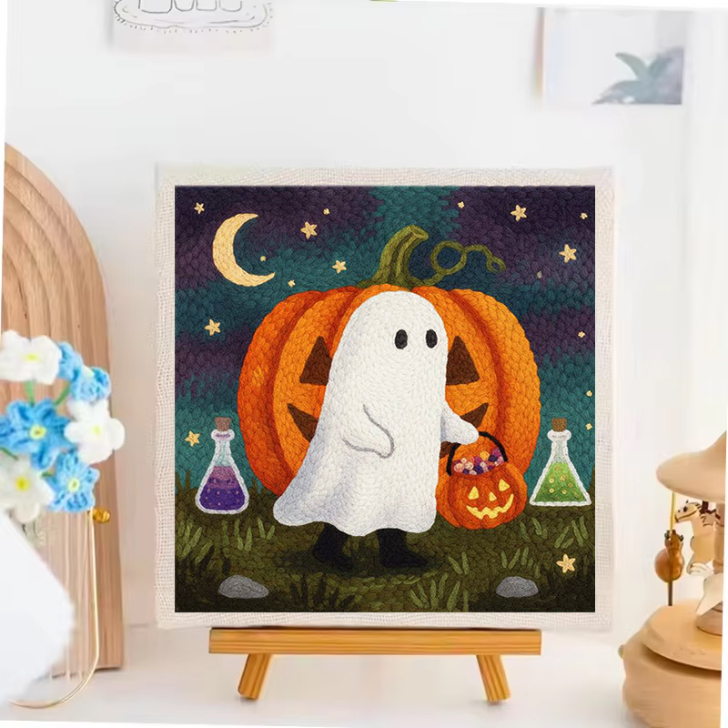 Halloween Black Cat Embroidery - Art Craft Yarn recension och pris