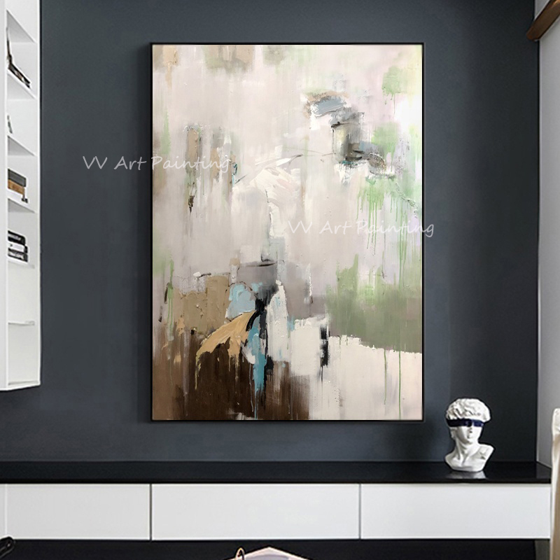 Hand Painted Abstract Oil Pain - Painting Knife Palette recension och pris