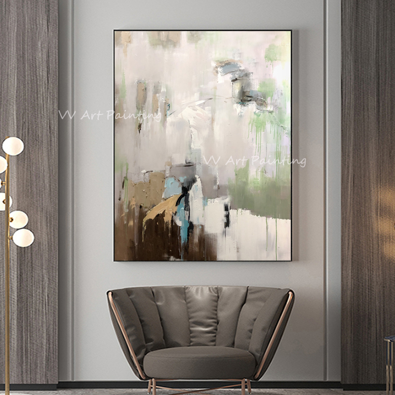 Hand Painted Abstract Oil Pain - Painting Knife Palette recension och pris
