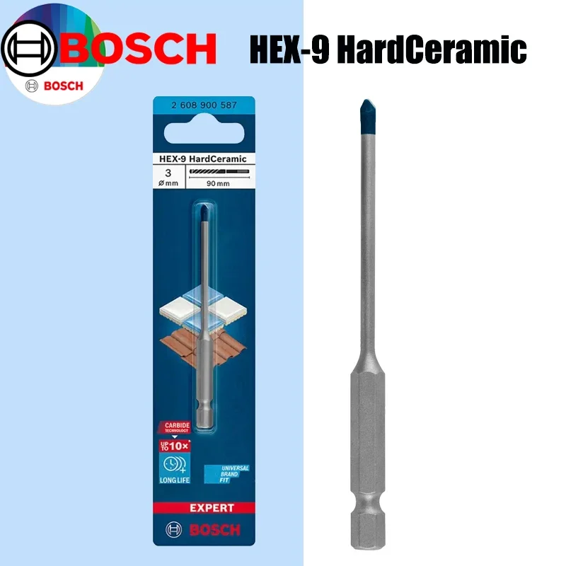 BOSCH Hex-9 Hard Ceramic Drill - Mosaic Tile Supply recension och pris