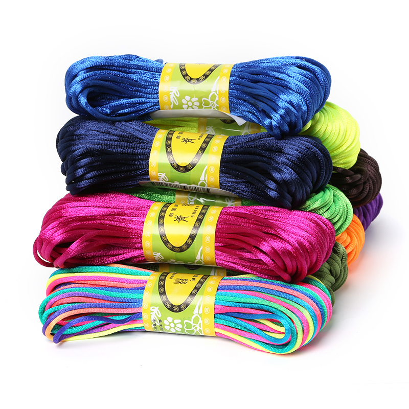 2mm 20meter Soft Satin Rattail - Macrame Cord Cotton recension och pris