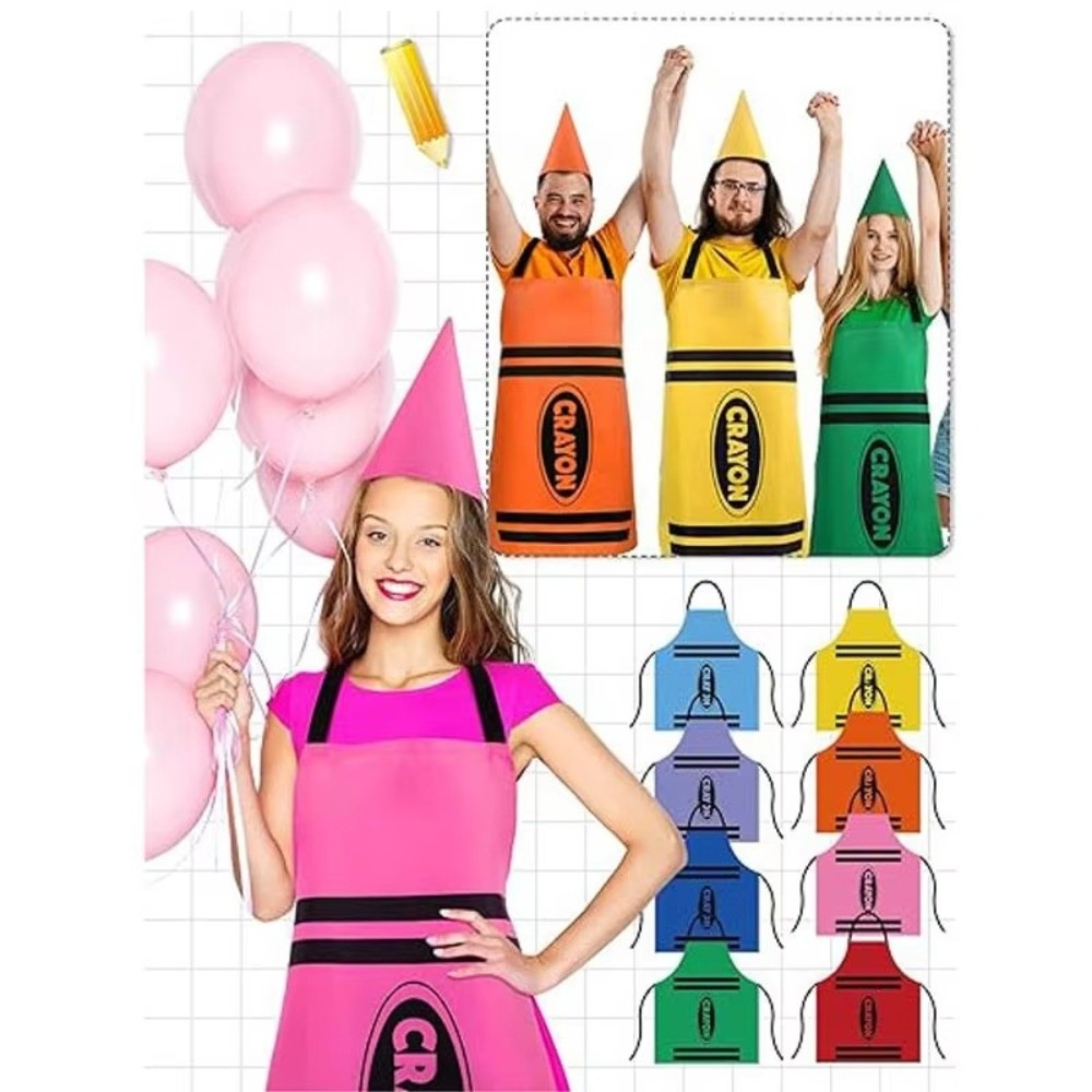 Colorful Crayon Themed Gnome S - Art Craft Hat recension och pris