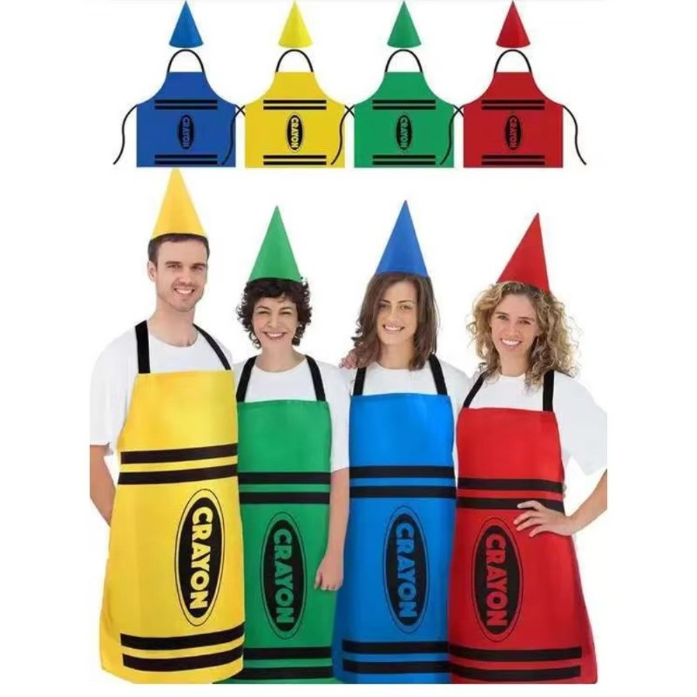 Colorful Crayon Themed Gnome S - Art Craft Hat recension och pris