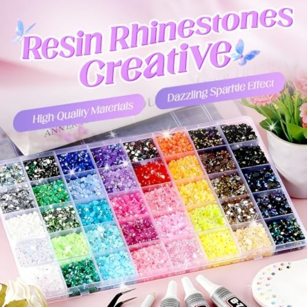 Multicolor Resin Rhinestone Ki - Art Craft Hat recension och pris