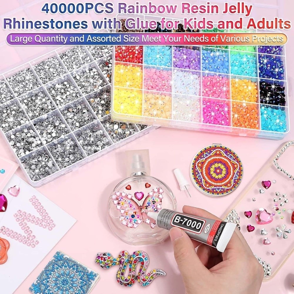 Multicolor Resin Rhinestone Ki - Art Craft Hat recension och pris
