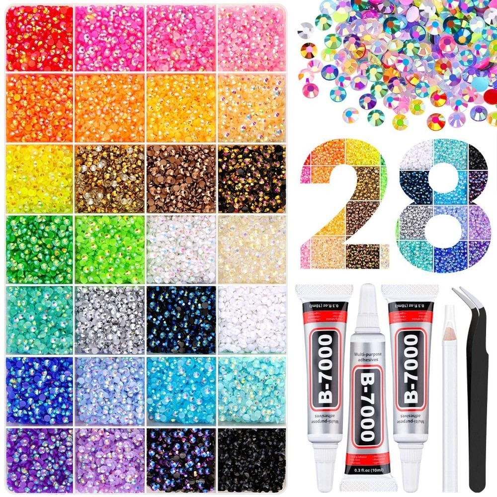 Multicolor Resin Rhinestone Ki - Art Craft Hat recension och pris