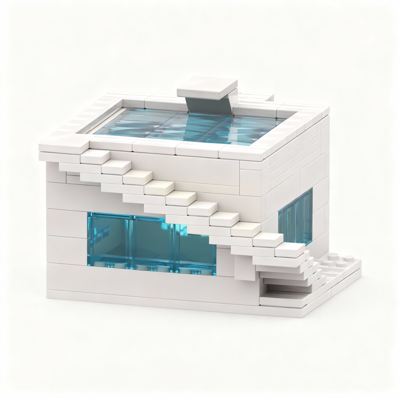193pcs MOC Outdoor Small Swimm - Art Craft Christmas Ideas recension och pris
