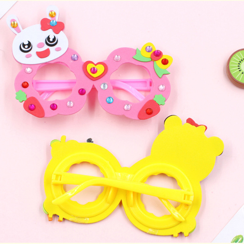 2/6/12 Sets Cartoon EVA Diamon - Art Craft Glasses recension och pris