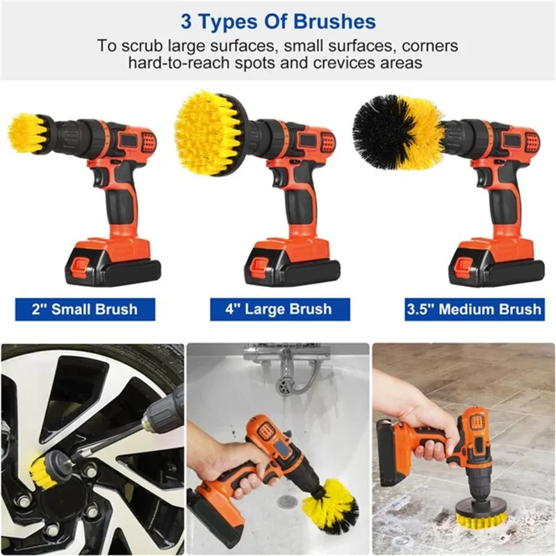 3 pcs/set drill brush set powe - Mosaic Tile Supply recension och pris