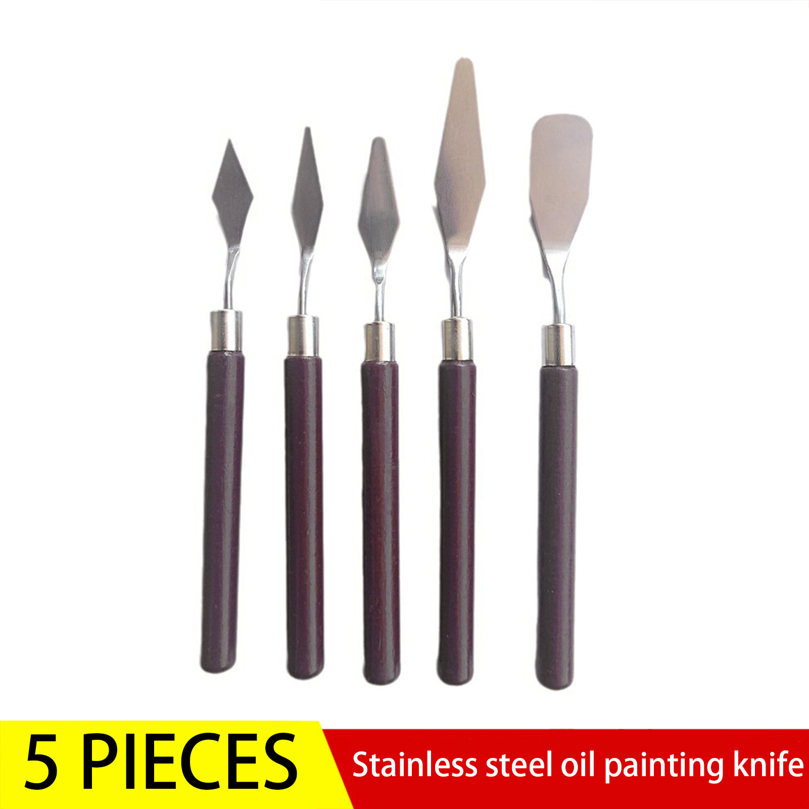 5pcs Art Oil Painting Scraper  - Painting Knife Palette recension och pris