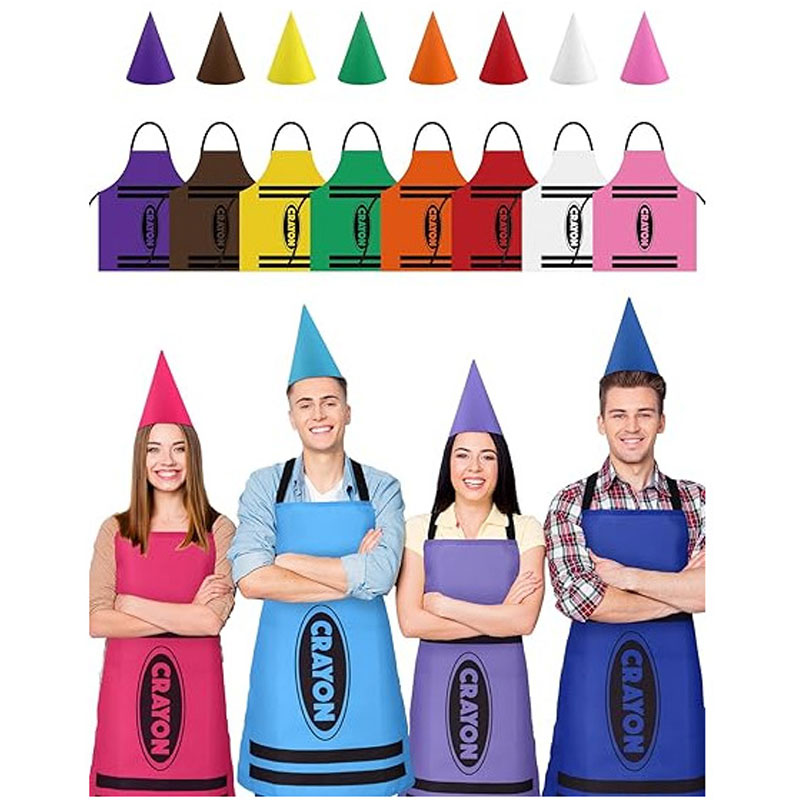 Colorful Crayon Themed Gnome S - Art Craft Hat recension och pris