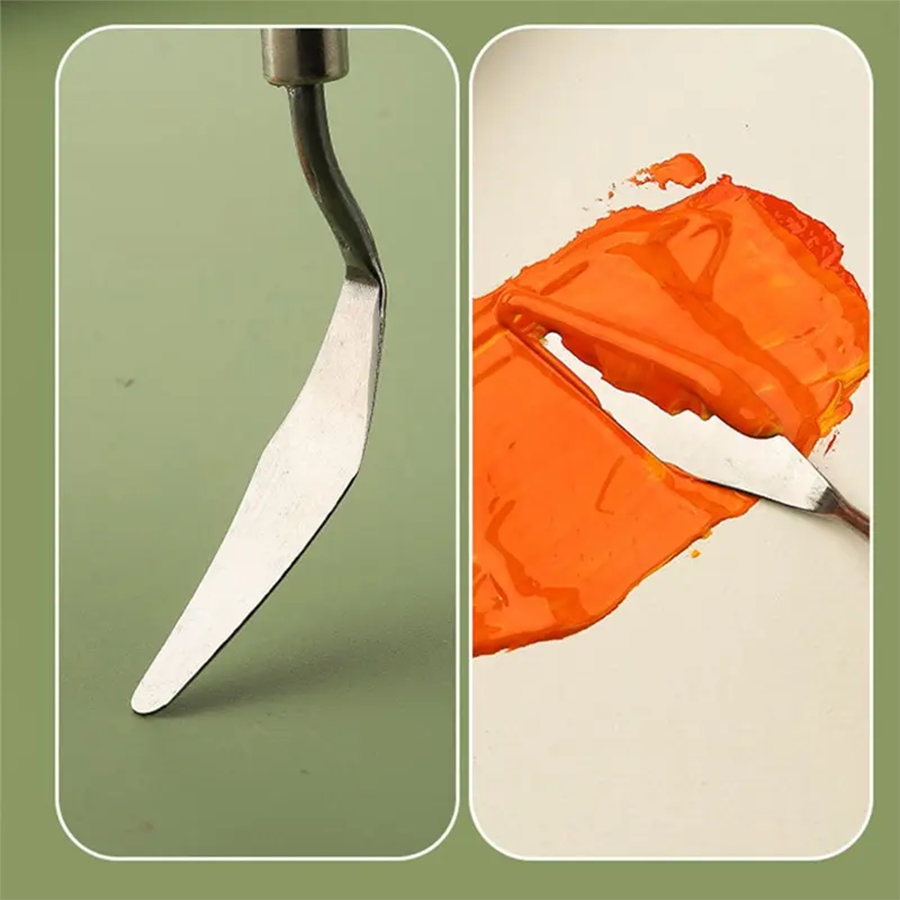 7/14Pcs Stainless Steel Oil Pa - Painting Knife Palette recension och pris