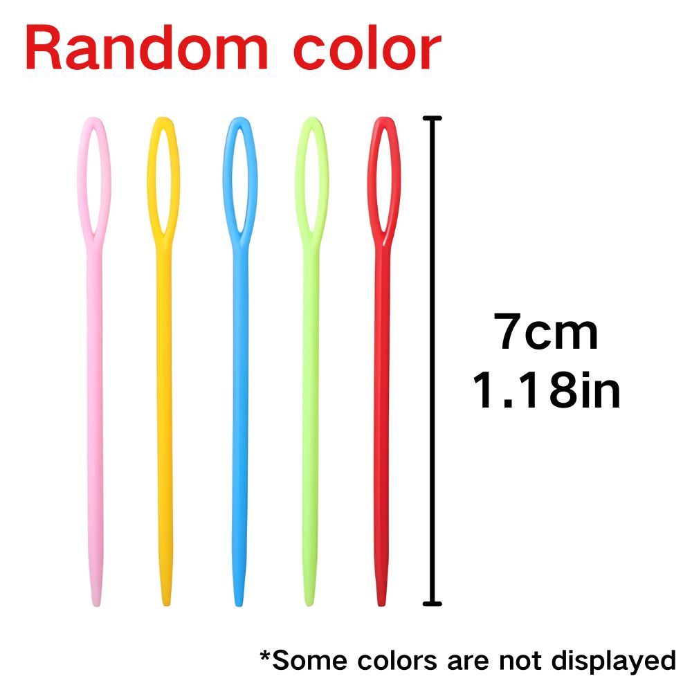 50/150pcs 7cm Random Blunt Tip - Art Craft Yarn recension och pris