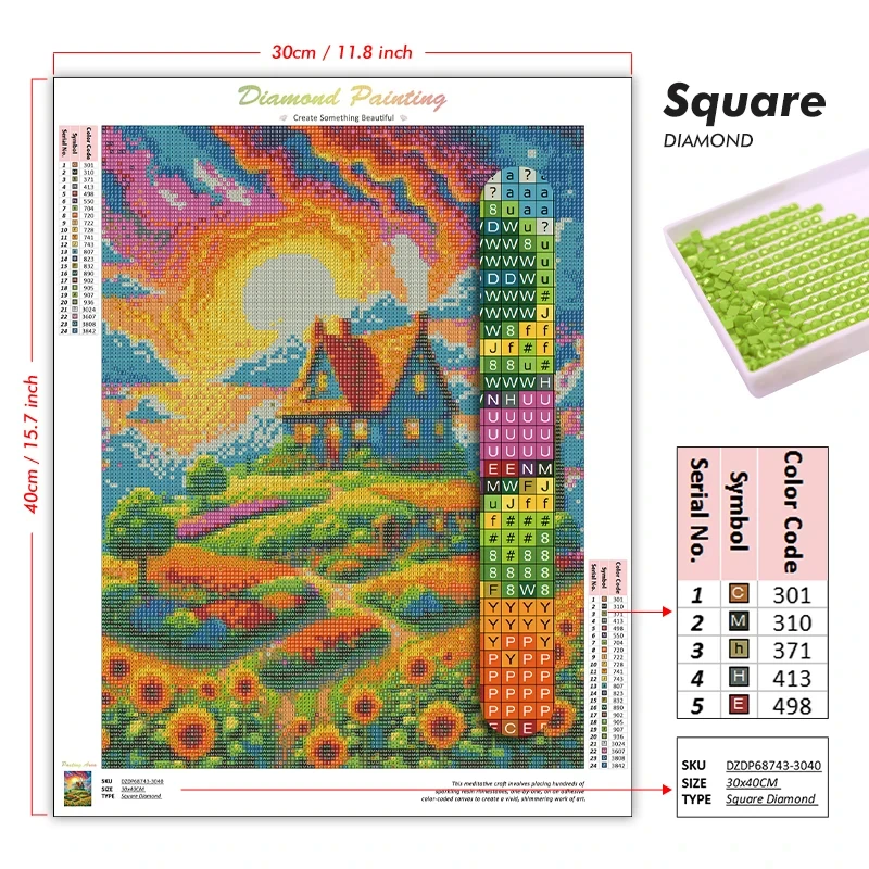 Landscape Diamond Painting Kit - Art Craft Night recension och pris