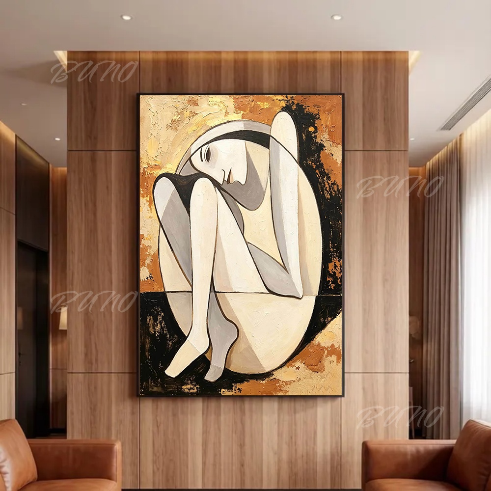 100% Hand-painted Abstract Oil - Painting Knife Palette recension och pris