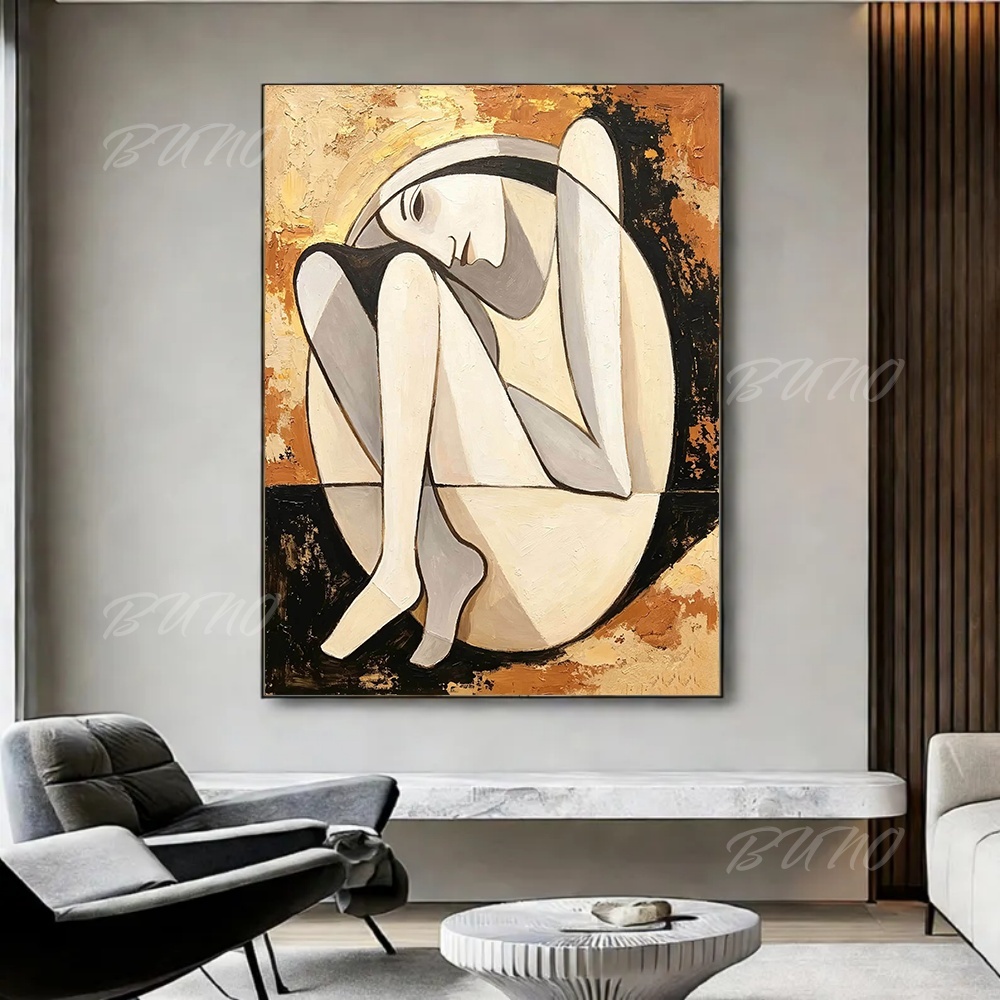 100% Hand-painted Abstract Oil - Painting Knife Palette recension och pris
