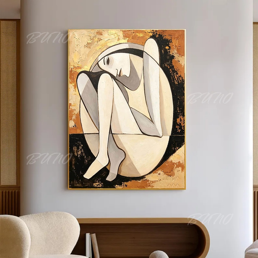 100% Hand-painted Abstract Oil - Painting Knife Palette recension och pris