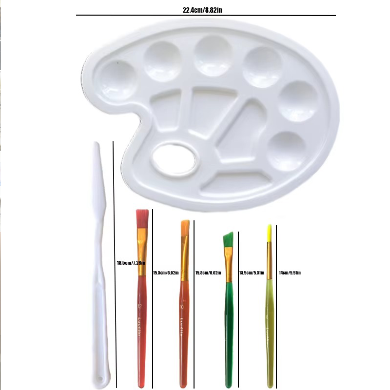 Art Painting Tool Set - Oval P - Painting Knife Palette recension och pris