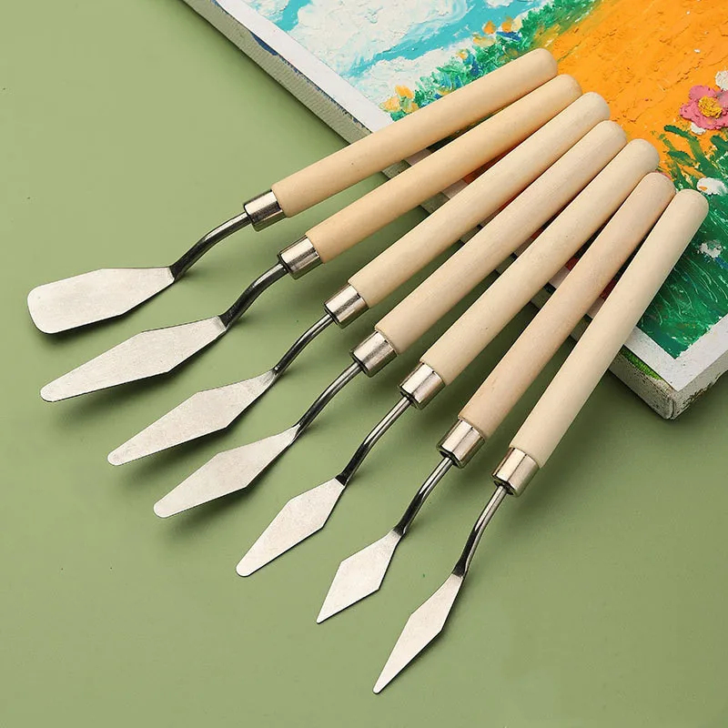 1/2 Set Oil Painting Scraper P - Painting Knife Palette recension och pris