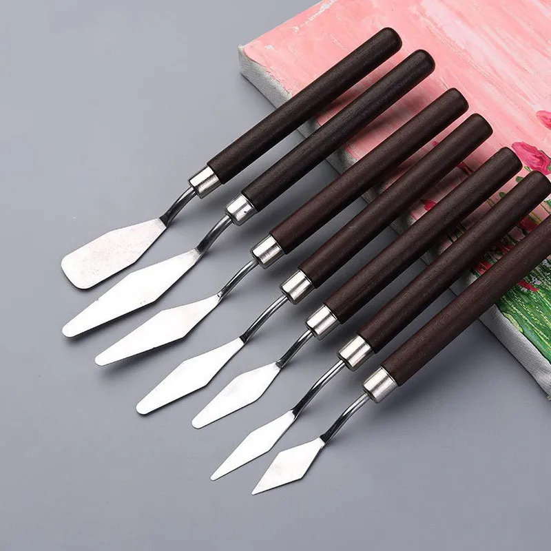 1/2 Set Oil Painting Scraper P - Painting Knife Palette recension och pris