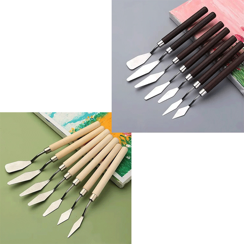 1/2 Set Oil Painting Scraper P - Painting Knife Palette recension och pris
