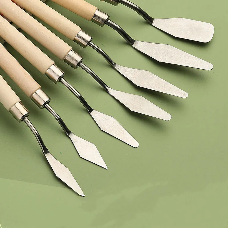 1/2 Set Oil Painting Scraper P - Painting Knife Palette recension och pris